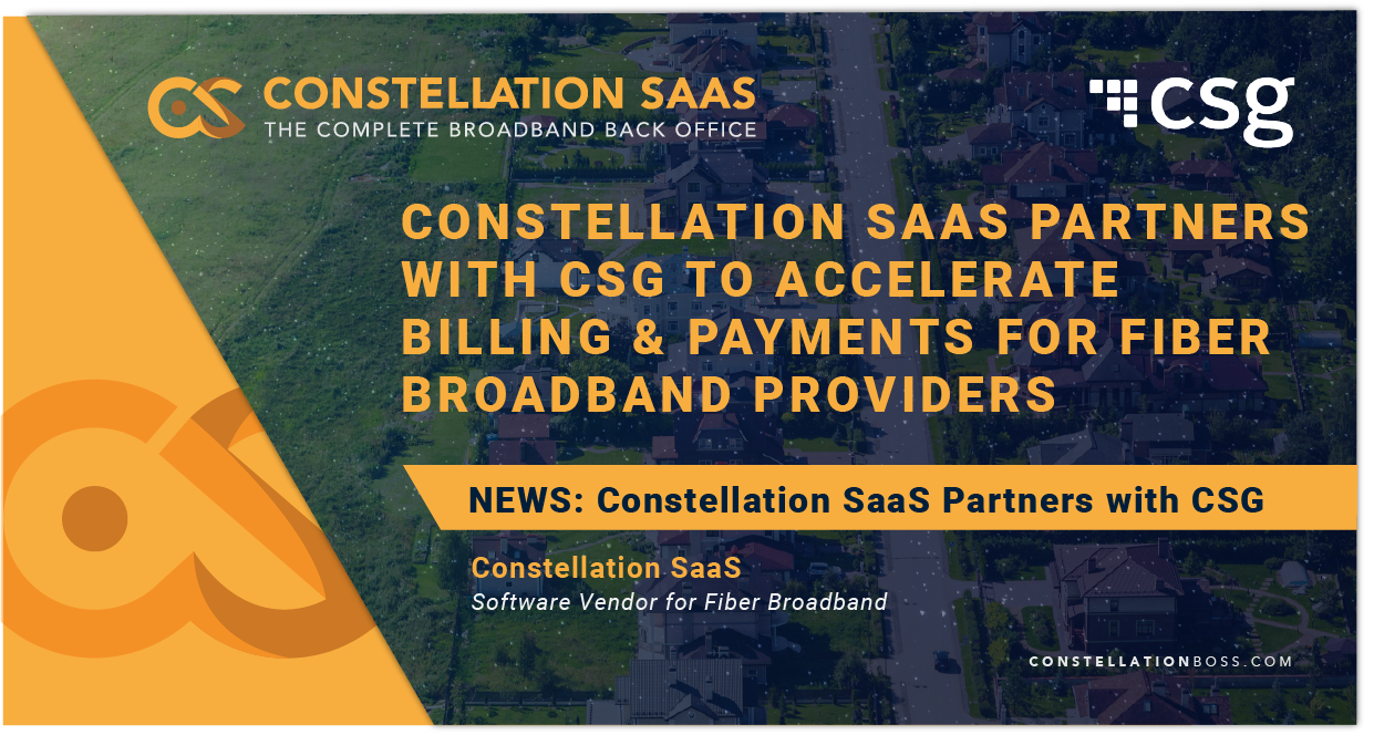 Constellation SaaS Partners with CSG